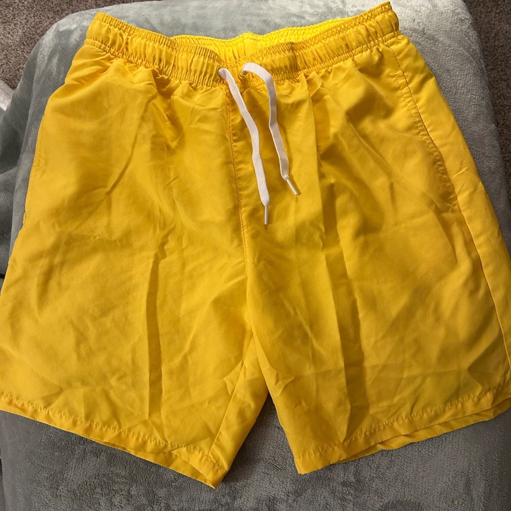 Bright Yellow Swim Shorts